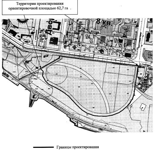 Схема застройки Прибрежного парка Тольятти