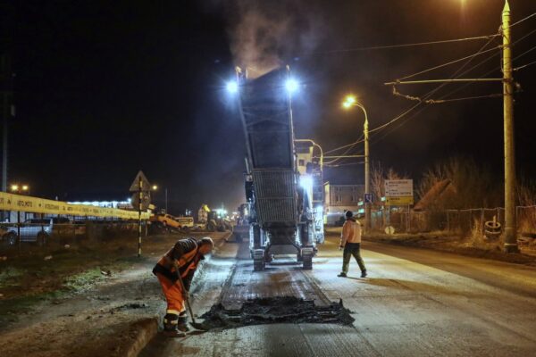 В ночь на 4 апреля в Самаре приступили к ремонту улицы Алма-Атинской